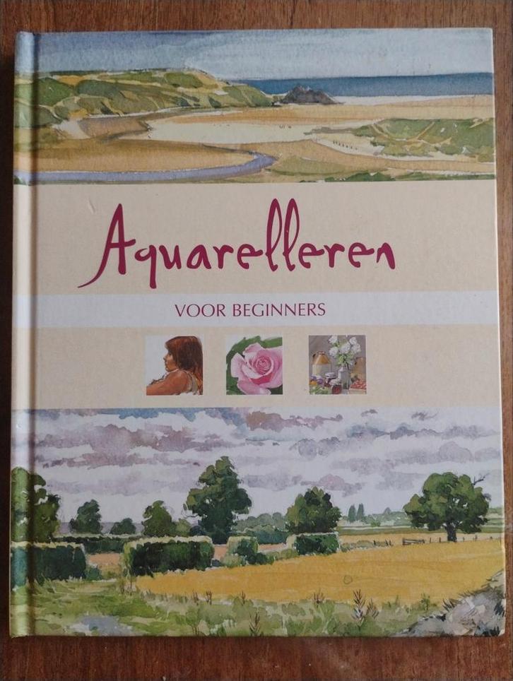 Aquarelleren voor Beginners - Boek, Hobby en Vrije tijd, Schilderen, Zo goed als nieuw, Waterverf, Ophalen of Verzenden