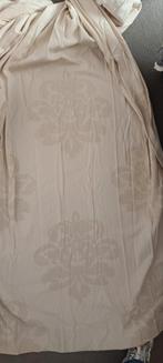 Mooie nette gordijnen damast/barok print, Crème, Barok, 200 cm of meer, Ophalen of Verzenden