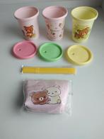 Rilakkuma pouch + 3 verschillende drinkbekers nieuw San-X, Verzamelen, Poppetjes en Figuurtjes, Ophalen, Nieuw