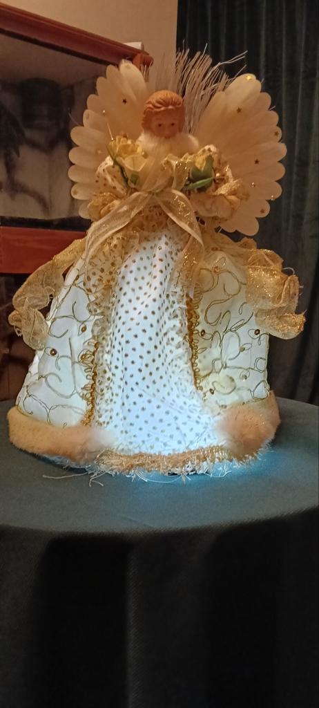 Engel met licht - 34 cm hoog, Huis en Inrichting, Woonaccessoires | Boeddhabeelden, Gebruikt, Ophalen