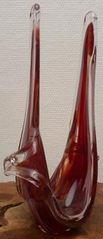 Glas item glaskunst object rood wit gaaf uniek bijzonder, Ophalen of Verzenden