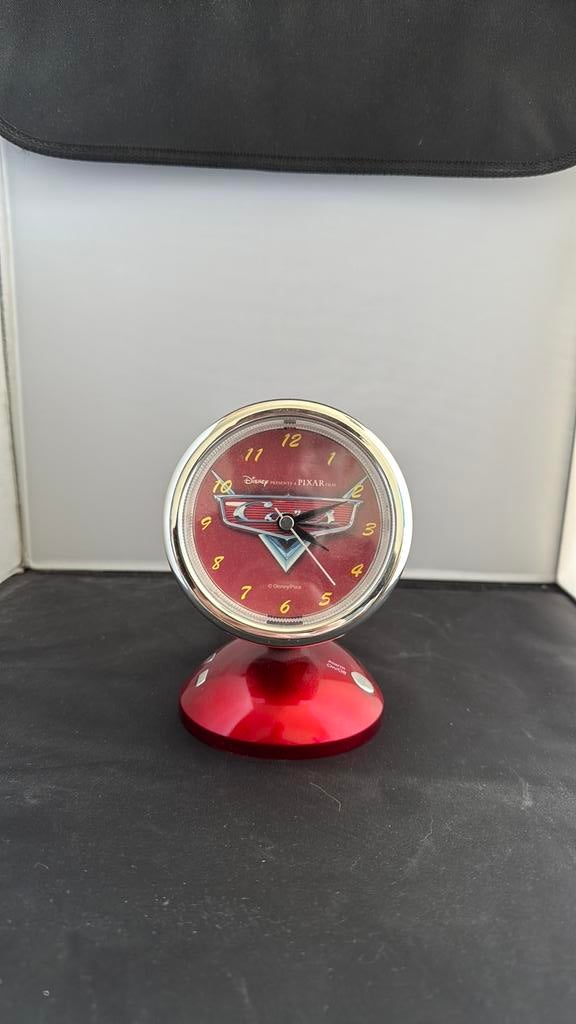 Cars koplamp wekker, Ophalen of Verzenden, Zo goed als nieuw, Analoog