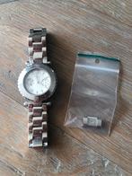 Gues dames horloge zilver, Sieraden, Tassen en Uiterlijk, Horloges | Dames, Overige merken, Staal, Ophalen of Verzenden, Zo goed als nieuw