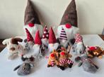 Pluchen, stoffen kerstdecoraties/deurstop Gnoom, rendier, Ophalen of Verzenden, Zo goed als nieuw