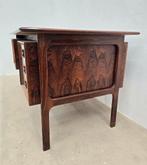 Vintage palissander bureau - Deens design door Erik Brouer, Ophalen, Zo goed als nieuw, Bureau