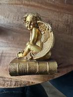Cherub / Engeltje goudkleurig, decoratief beeld, Ophalen