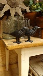 Metalen Vogel zwart - Decoratie - stoer - S29 -, ., Nieuw, Ophalen of Verzenden, .