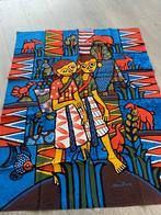 Batik painting, Antiek en Kunst, Kunst | Niet-Westerse kunst, Ophalen of Verzenden