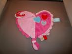 2x Lief lifestyle knuffel doekje twee kleurig roze roodblauw, Ophalen of Verzenden, Nieuw, Overige typen