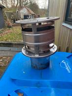 Trekkap 125mm RVS met veegluik, Huis en Inrichting, Kachels, Ophalen, Zo goed als nieuw, Hout, Houtkachel