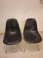 Eames fiberglass side chairs  - origineel design Vitra, Huis en Inrichting, Stoelen, Ophalen, Zwart, Twee