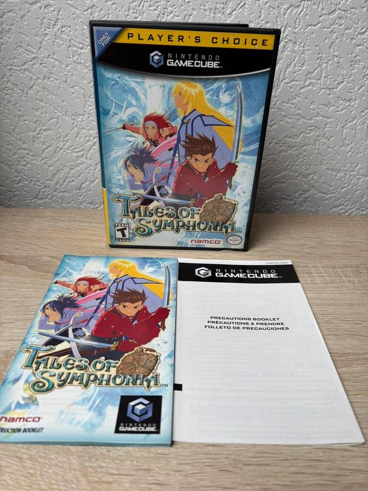 Tales of Symphonia voor Nintendo GameCube 2 DISCS USA, Spelcomputers en Games, Games | Nintendo GameCube, Zo goed als nieuw, Role Playing Game (Rpg)