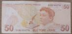 Turkije 50 lira 2009-2020, Verzenden, Overige landen, Los biljet