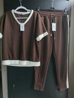 Nieuw 2delig pak bruin 40 42 44, Kleding | Dames, Huispakken, Ophalen of Verzenden, Nieuw, Maat 42/44 (L), Bruin
