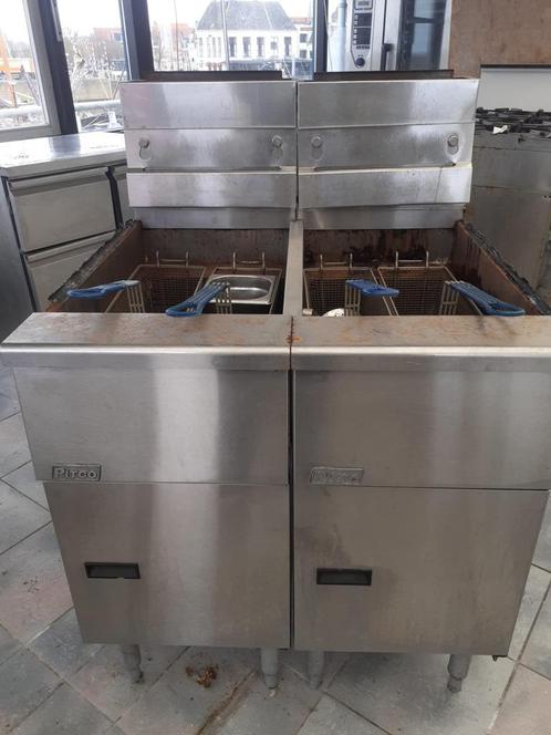 Picto friteuse op aardgas in een dubbele uitvoering., Huis en Inrichting, Keuken | Keukenelementen, Gebruikt, Minder dan 100 cm