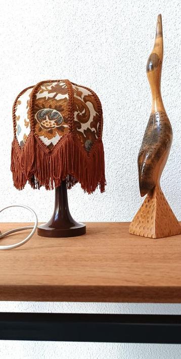 Schitterend sixties/seventies mini  tafellampje /bedlampje  beschikbaar voor biedingen