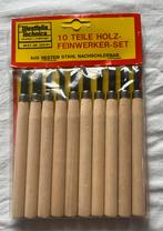 2 sets fijngereedschap voor houtbewerking; nieuw, Ophalen of Verzenden, Nieuw, Gereedschap of Toebehoren
