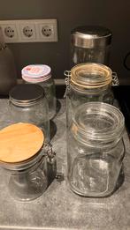 Weckpotten voorraadpotten, Huis en Inrichting, Keuken | Potten en Pannen, Ophalen of Verzenden, Gebruikt