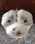Vintage Serveerschaal met Dennenappel Decoratie, Ophalen of Verzenden