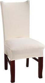 Stoelhoezen met rugleuning 6st, Ophalen of Verzenden, Nieuw, Grijs