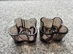 Iitala 2 sfeerlichtjes en 1 ontbijtkom, Verzamelen, Glas en Borrelglaasjes, Ophalen of Verzenden, Zo goed als nieuw, Overige typen