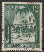Generalgouvernement 1940 43 Hof 12gr, Gest, Postzegels en Munten, Ophalen of Verzenden, Overige periodes, Gestempeld