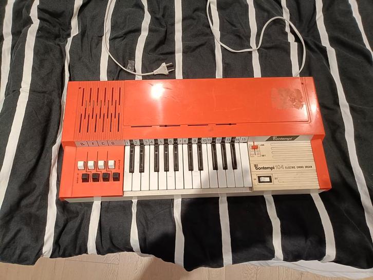 Vintage Bontempi 104 Orgel no. 712061, Muziek en Instrumenten, Keyboards, Gebruikt, Overige aantallen, Overige merken, Ophalen