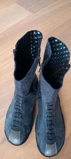 JAN JANSEN LEREN LAARSJES MAAT 37, Kleding | Dames, Schoenen, Ophalen of Verzenden, Grijs, Gedragen, JAN JANSEN.