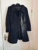 Antraciet grijze mantel trenchcoat wollen winterjas, mt 42, Kleding | Dames, Maat 42/44 (L), Ophalen of Verzenden, Zo goed als nieuw