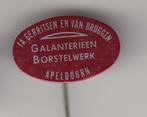 Apeldoorn Gerritsen en van Bruggen speldje, Verzamelen, Speldjes, Pins en Buttons, Gebruikt, Niet vindbaar, Niet vindbaar, Speldje of Pin