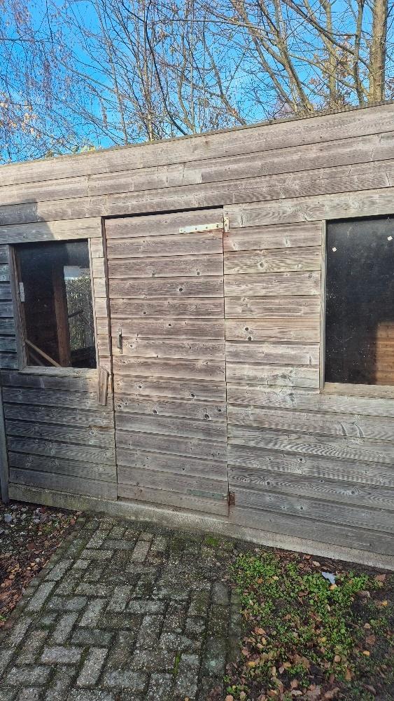 Kippenhok geitenhok schapenhok fietsenhok, Dieren en Toebehoren, Pluimvee | Toebehoren, Gebruikt, Kippenhok of Kippenren, Ophalen