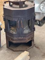 Oude Houtkachel, Huis en Inrichting, Ophalen, Gebruikt, Houtkachel, Vrijstaand