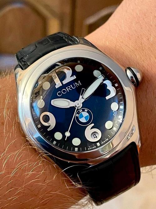 WANTED,GESTOLEN!!!CORUM BUBBLE BMW GOLF CUP WATCH, Sieraden, Tassen en Uiterlijk, Horloges | Heren, Overige merken, Staal, Ophalen of Verzenden