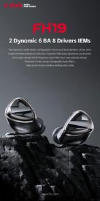 Nieuwe Fiio FH19 In-Ear Monitors- Sealed, Ophalen of Verzenden, Nieuw, Overige merken