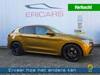 Alfa Romeo Stelvio 2.0 T AWD Q4 VELOCE GT JUNIOR FULL OPTION, Auto's, Automaat, Zwart, Vierwielaandrijving, 1600 kg