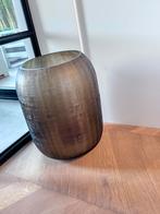 Groot glazen windlicht / vaas. Hoogte 52 cm, Huis en Inrichting, Ophalen, Overige materialen, 50 tot 75 cm, Zo goed als nieuw