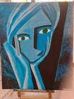 Acryl 50x60cm gesigneerd, Antiek en Kunst, Kunst | Schilderijen | Modern, Ophalen