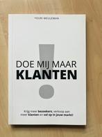 Doe mij maar klanten - Youri Meuleman, Boeken, Ophalen of Verzenden, Nieuw