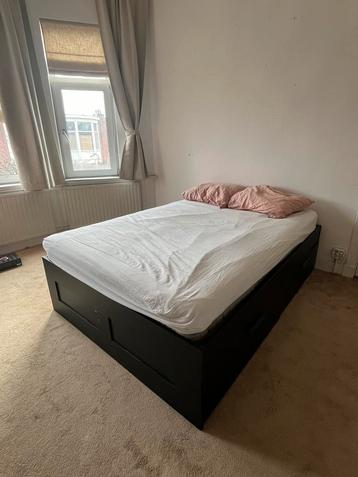 BRIMNES bed (IKEA) met opberglades (140x200)