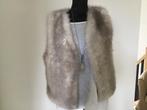 Boho fauxfur gilet maat l, Verzenden, Nieuw, Maat 38/40 (M), Grijs