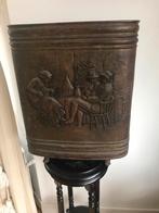 Antieke Paraplubak met Reliëf, Ophalen of Verzenden, Koper