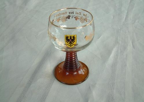 gaaf wijnglas glas boppard Im Tal der Loreleij, Verzamelen, Glas en Borrelglaasjes, Overige typen, Ophalen of Verzenden