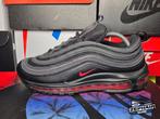 Nike Air Max 97 'Black/University Red' EU42.5 2020, Colosseum 1, 1213 NL Hilversum, Nederland, Zwart, Nike, Ophalen of Verzenden