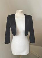 Jasje bolero gilet zwart 34 XS satijn / 36 S Steps, Ophalen of Verzenden, Zo goed als nieuw, Maat 34 (XS) of kleiner, Zwart