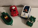 Duplo autootjes 3 stuks + bootje, Ophalen, Gebruikt, Duplo