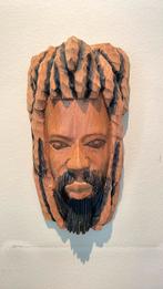 Jamaicaanse houten masker wanddecoratie, Ophalen of Verzenden, Nieuw