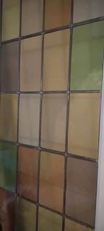 Glas in lood schuifdeuren, Doe-het-zelf en Verbouw, Deuren en Horren, Gebruikt, Binnendeur, Ophalen of Verzenden, Glas