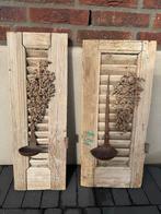 Oude luiken met decoratie, Ophalen, Gebruikt