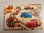 Houten Cars puzzel, Ophalen of Verzenden, Zo goed als nieuw, Van hout, Minder dan 10 stukjes