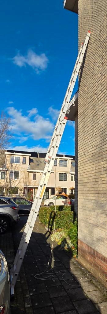 Altrex reformladder 2 x 12 sporten, Doe-het-zelf en Verbouw, Ladders en Trappen, Gebruikt, Ladder, 4 meter of meer, Ophalen